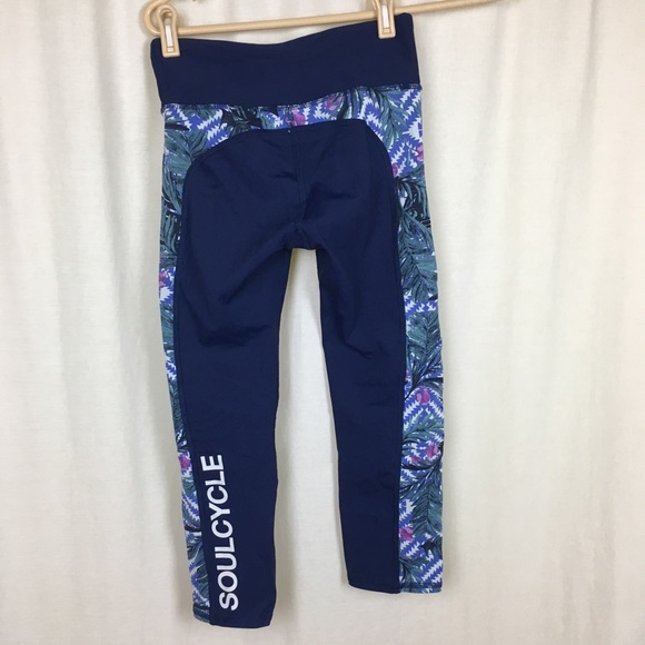 Soulcycle Women’s Small Tights Blue - Picture 2 of 5